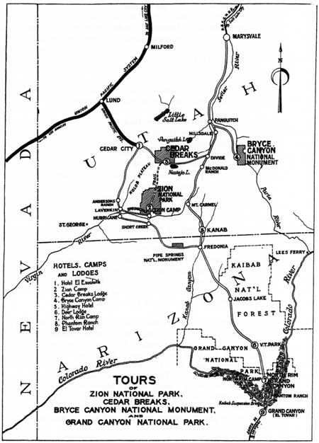 Union Pacific tour map