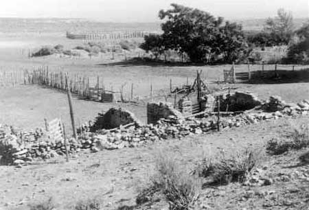 East cabin and corrals