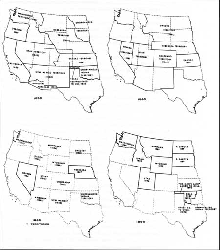 map showing Utah boundary changes