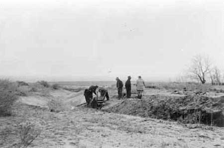 Diversion ditch under construction by CCC enrollees