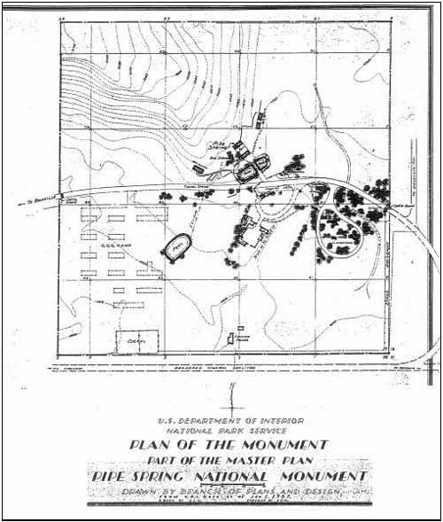 sketch map of the plan of the Monument