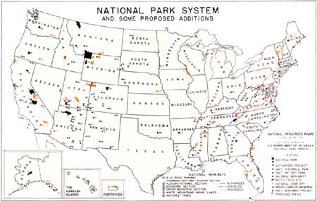 map of NPS System