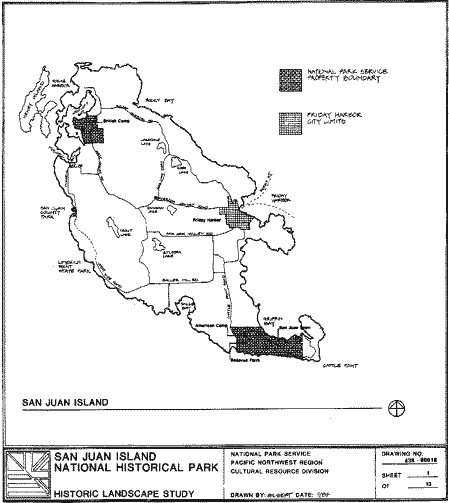 San Juan Island map