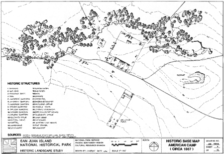 Historic Base Map, American Camp