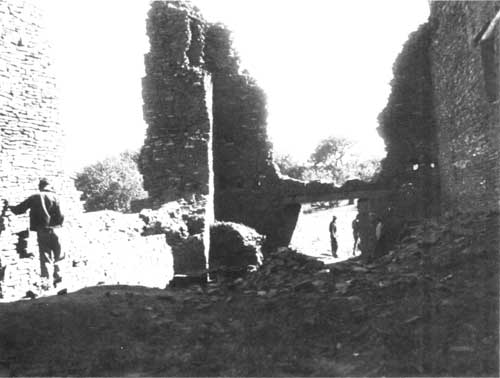 Excavations in the church of Quarai