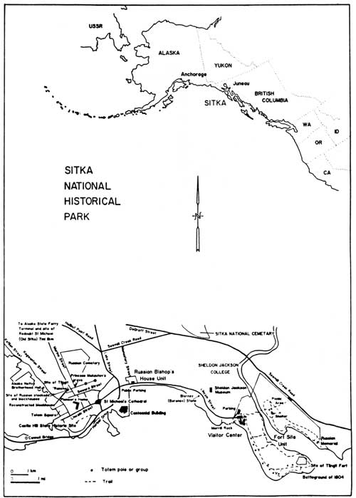 map of Sitka NHP