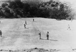 Baseball field at the Catalina Federal Honor Camp