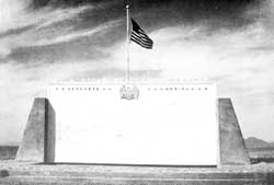 servicemen's monument, Butte Camp