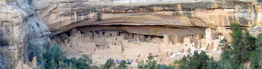 Cliff Palace, Mesa Verde's largest cliff dwelling