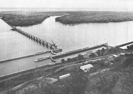 dam corps engineers lock 1980 louis st army river foot channel project district rmr