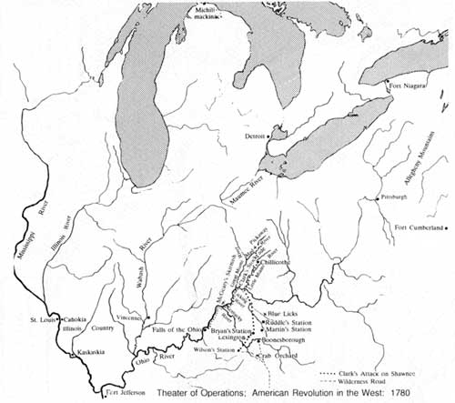 george rogers clark map