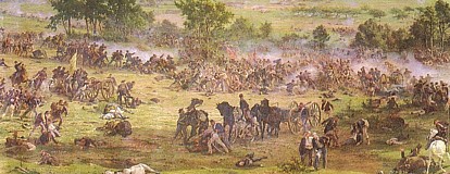 Tracking the Federals, painting by Martin Pate