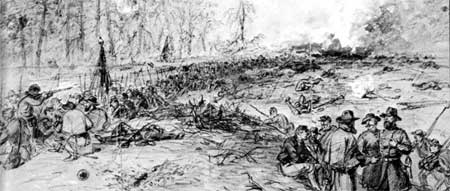 drawing of soldiers