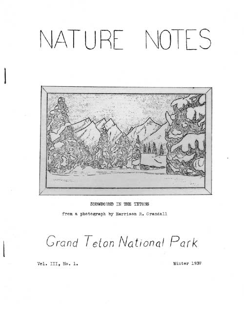 cover to Nature Notes