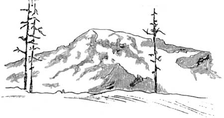 sketch of Mount Rainier