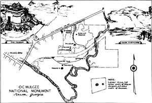 map of Ocmulgee NM