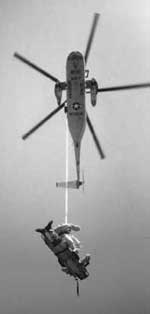 U.S. Navy Rescue helicopter