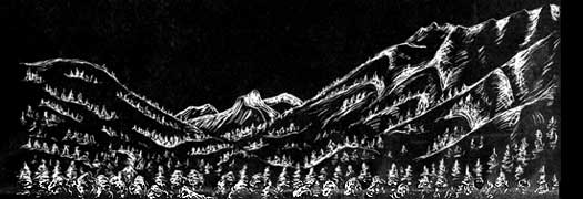 sketch of Stehekin Valley