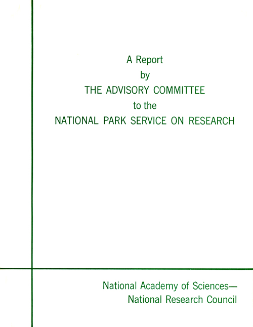 National Academy of Sciences Advisory Committee on Research in the ...
