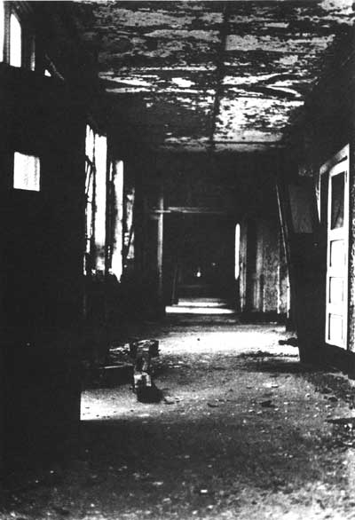 Ellis Island hospital corridor