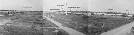 panorama view of Jerome Relocation Center