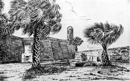 sketch of Fort Marion