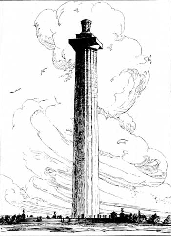 sketch of commemoration shaft